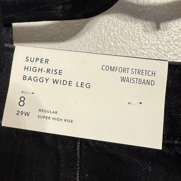 NWT Strigid Mom Destroyed Black Jeans Size 8 / 29W - Picture 7 of 14